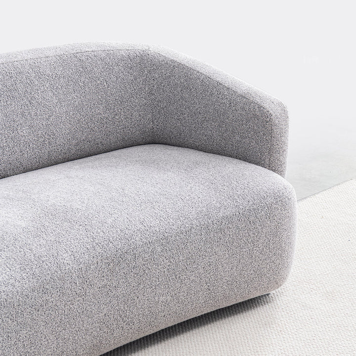 Cream mixed weave fabric 3 seater sofa navi material variants.
