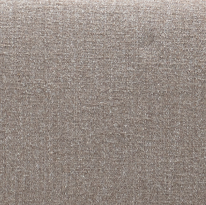 Cream mixed weave fabric 4 seater sofa luma color swatches.