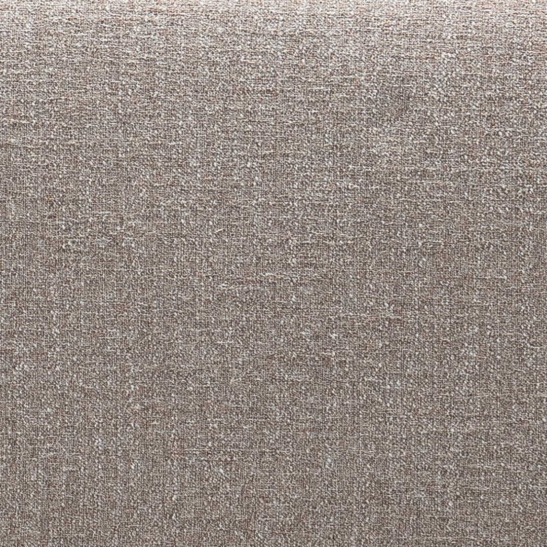Cream mixed weave fabric 4 seater sofa luma color swatches.