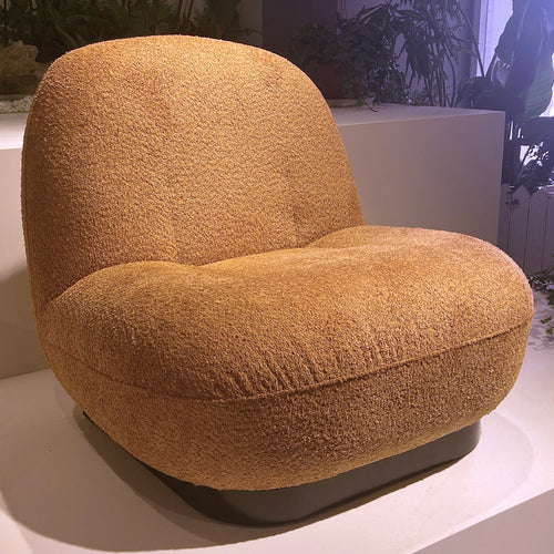 Cream Boucle Fabric 1 Seater Sofa VELORA Good to Know Preview-1