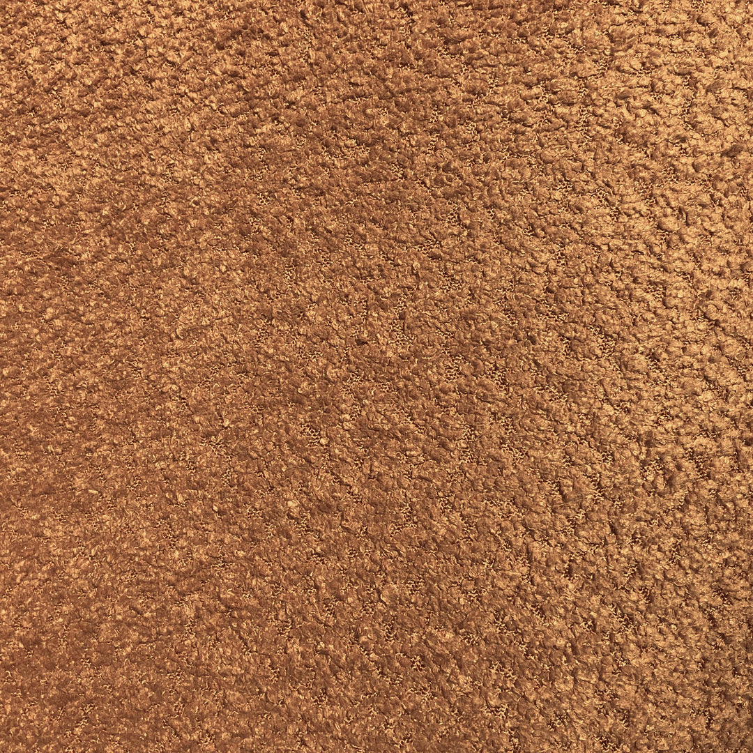 Cream Boucle Fabric 1 Seater Sofa VELORA