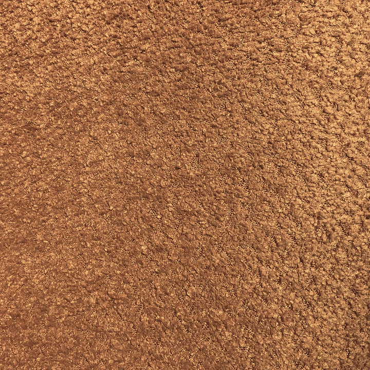 Cream Boucle Fabric 1 Seater Sofa VELORA