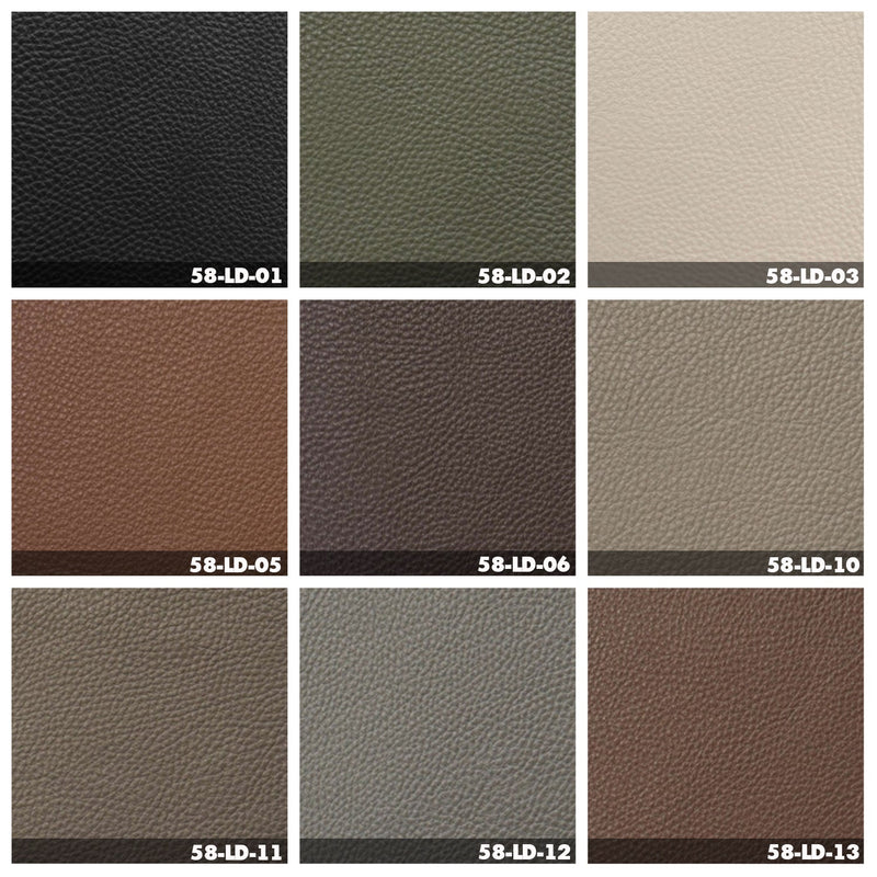 Cream genuine leather bed frame moyu color swatches.