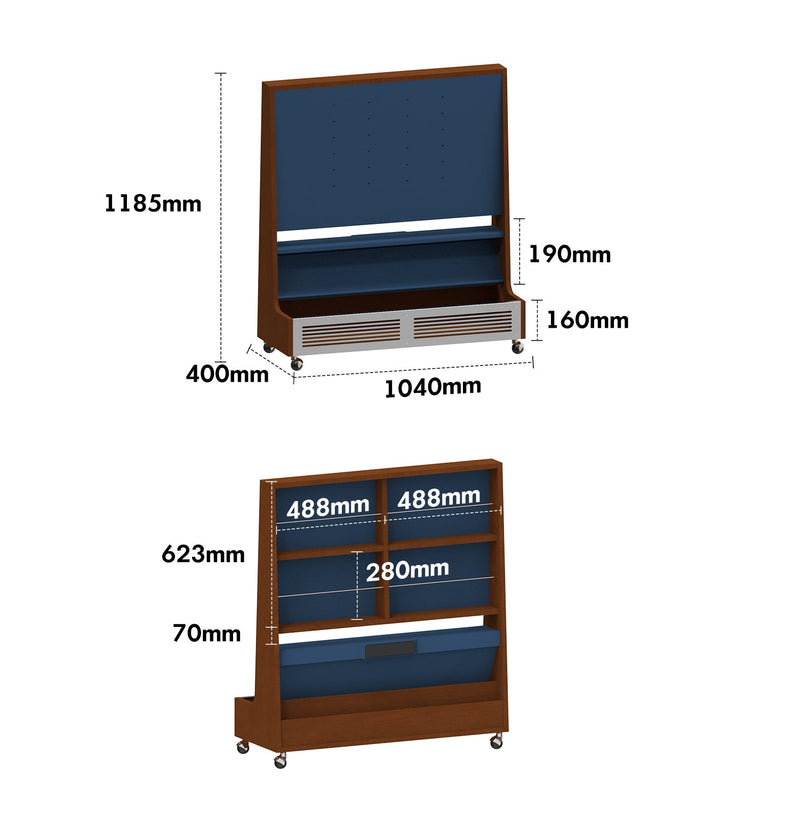 Bauhaus Boxwood TV Hanger MIES Size Chart