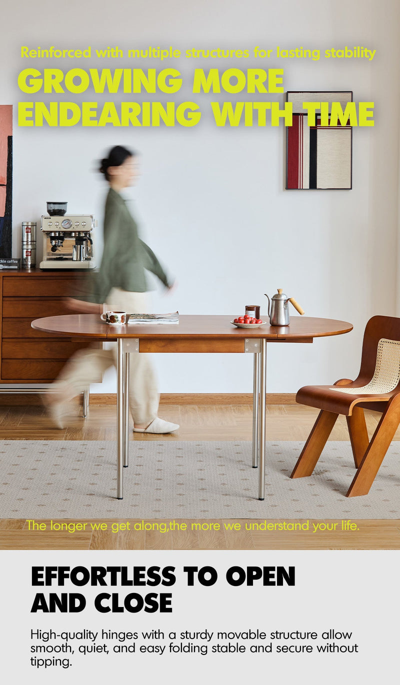 Bauhaus Boxwood Extendable Oval Dining Table SEASON More Details and Instruction_6
