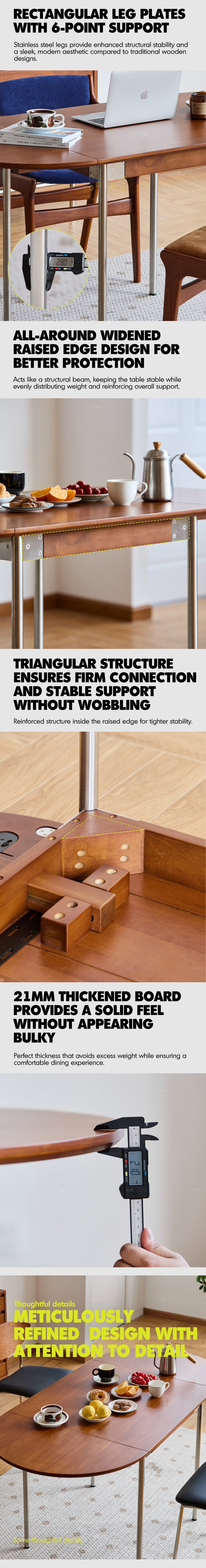 Bauhaus Boxwood Extendable Oval Dining Table SEASON More Details and Instruction_9
