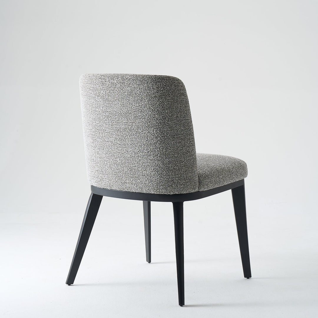 Modern Fabric And Leather Dining Chair METAL MAN N4