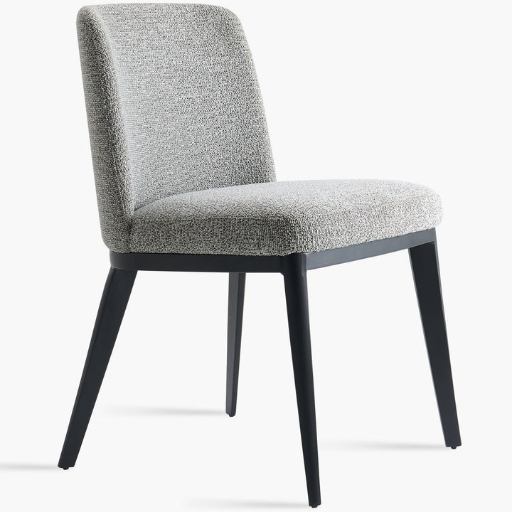 Modern Fabric And Leather Dining Chair METAL MAN N4