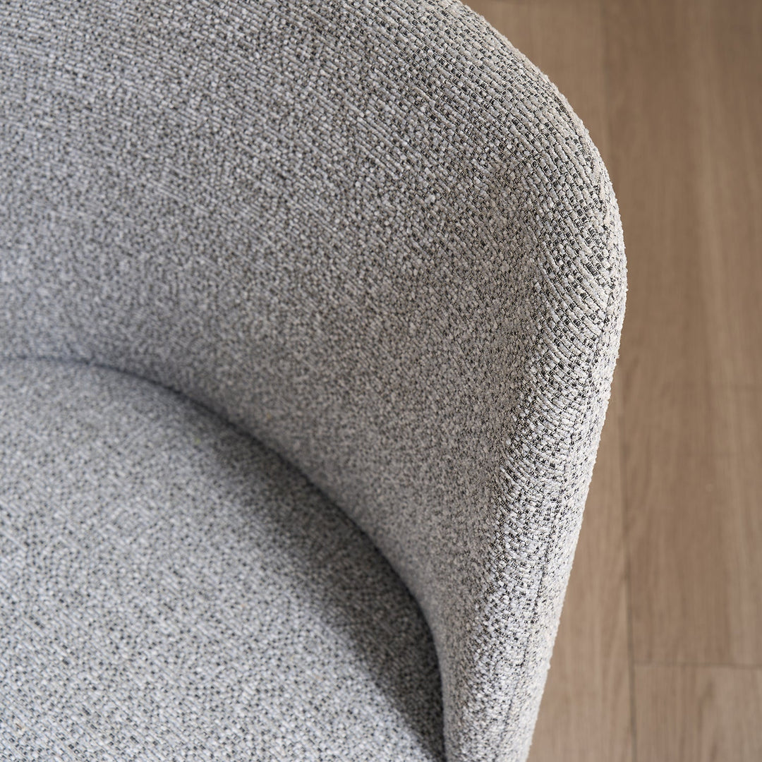 Modern Fabric And Leather Dining Chair METAL MAN N4