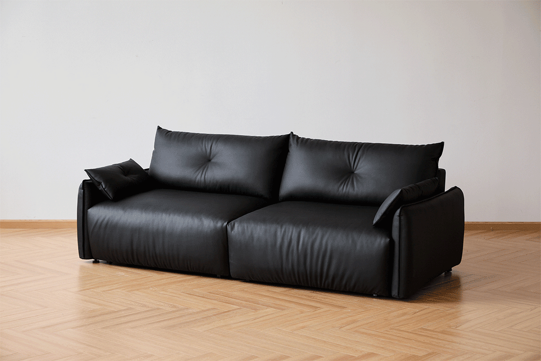 Modern Microfiber Leather electric recliner 3 seater sofa evena detail 14.