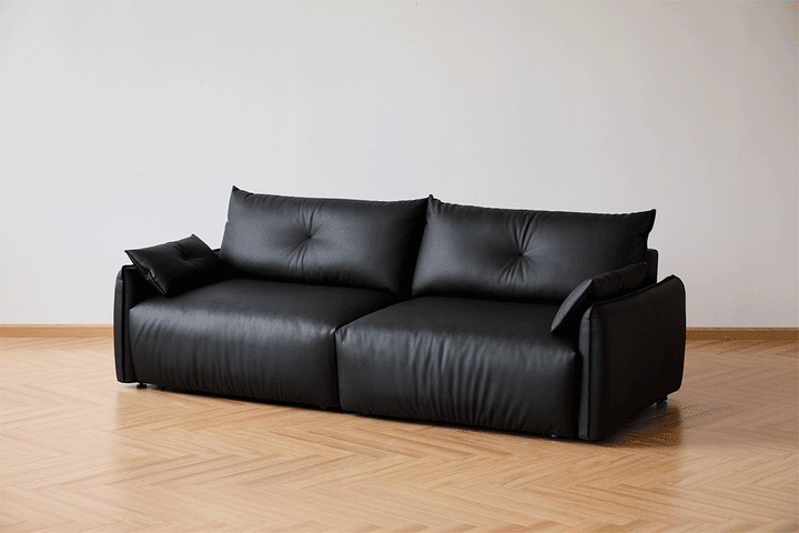Modern Microfiber Leather Electric Recliner 4 Seater Sofa EVENA
