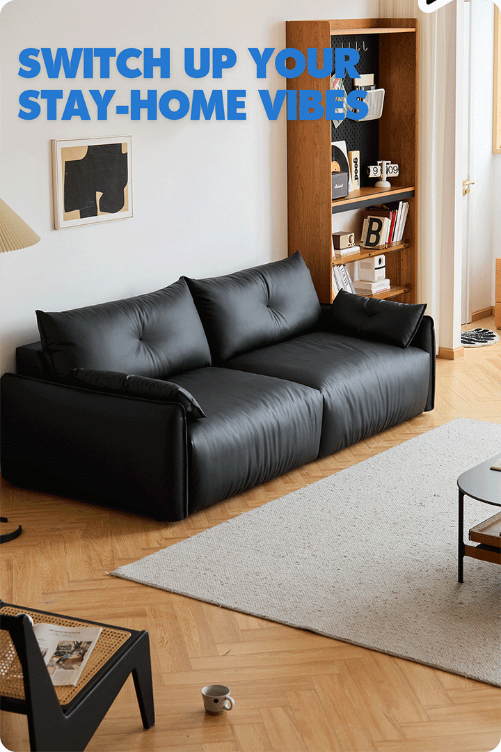 Modern Microfiber Leather Electric Recliner 2 Seater Sofa EVENA