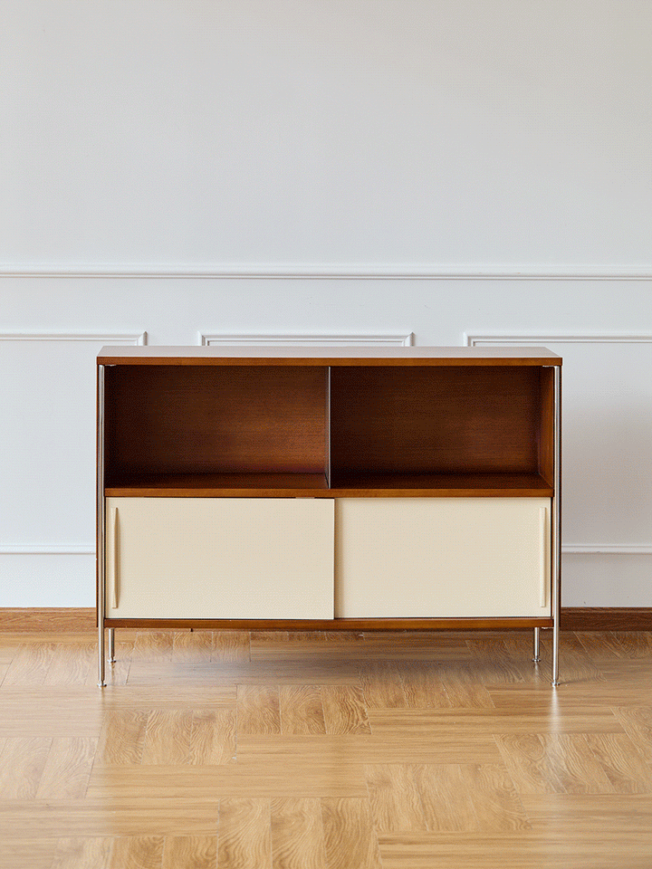 Vintage Boxwood Side Cabinet SILVER WING