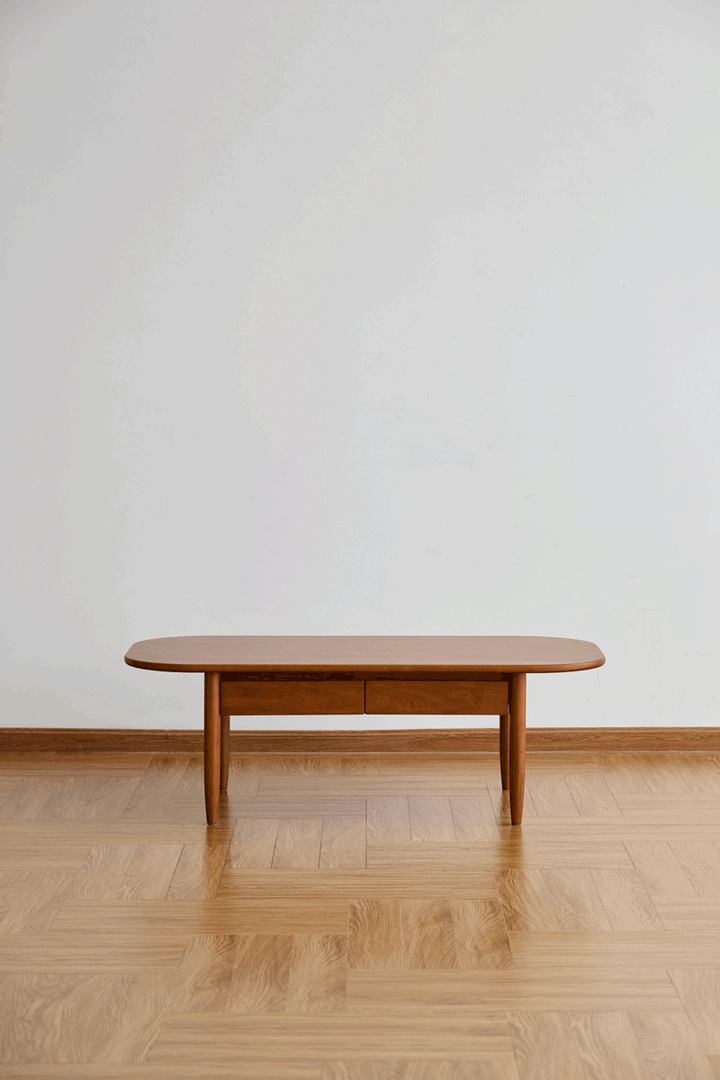 Scandinavian Cherry Wood Coffee Table VISTA