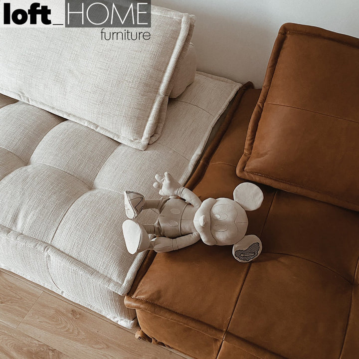 Vintage Genuine Leather 1 Seater Sofa ELEMENT SINGLE