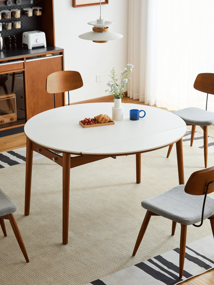 Vintage Sintered Stone Extendable Dining Table MINIMA