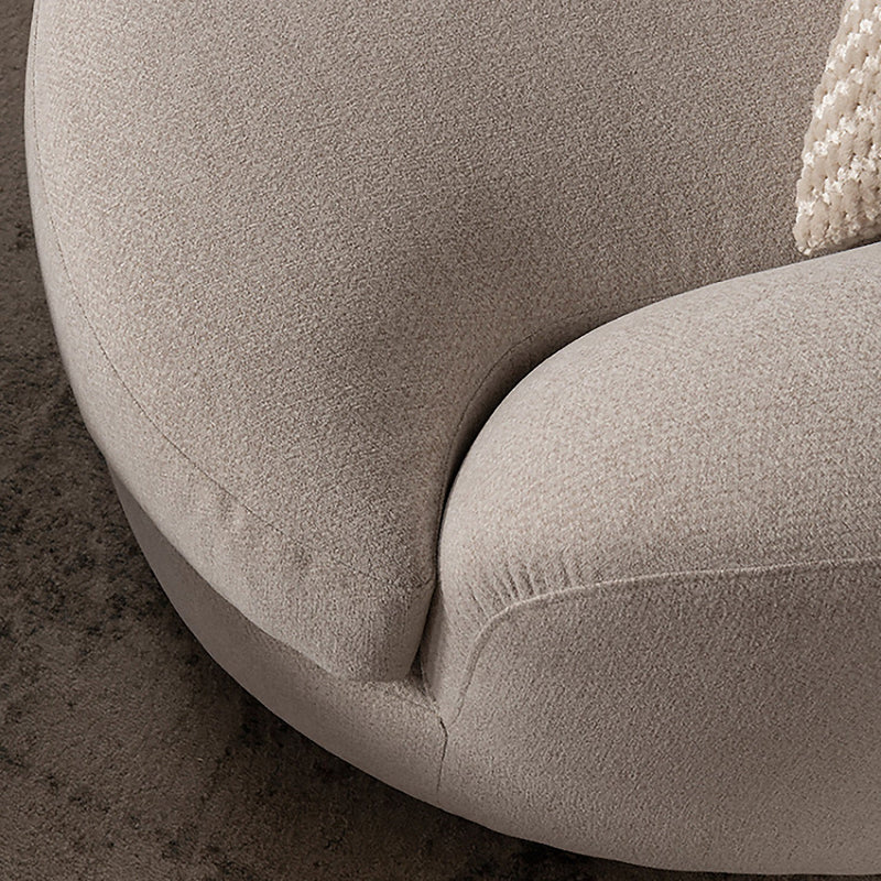 Cream Fabric Modular 4 Seater Sofa GROOVE Material Details Chart