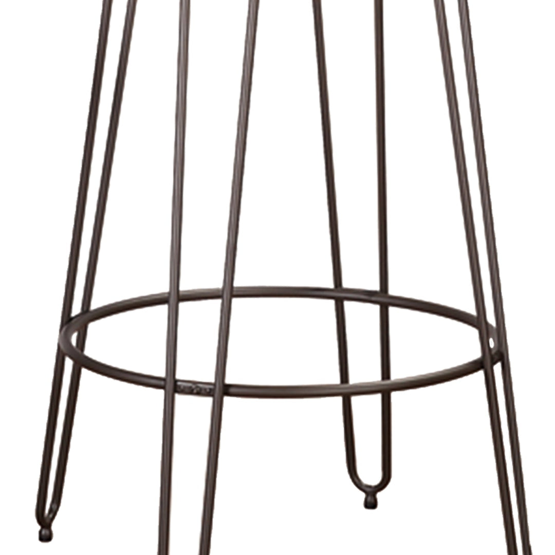 Industrial Elm Wood Bar Stool ANGELA