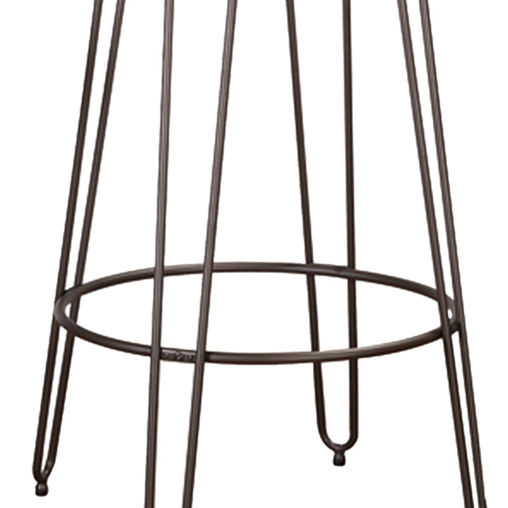 Industrial Elm Wood Bar Stool ANGELA