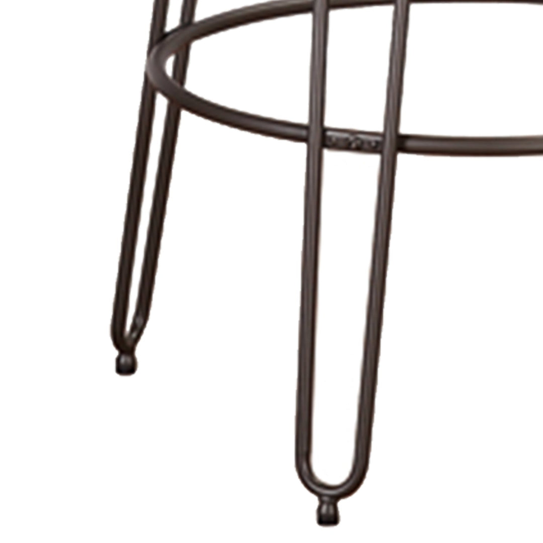 Industrial Elm Wood Bar Stool ANGELA