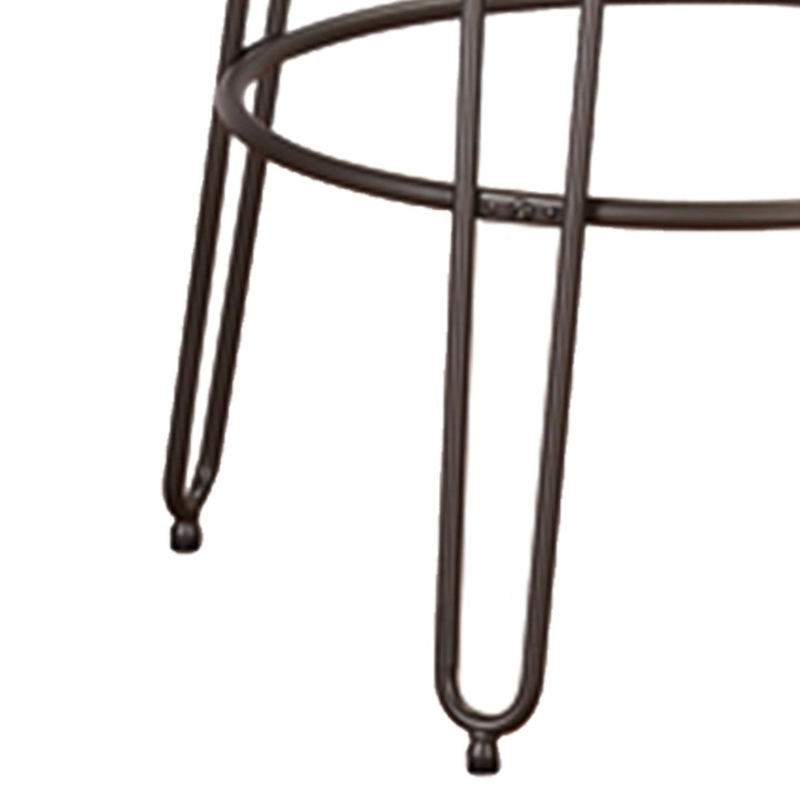 Industrial Elm Wood Bar Stool ANGELA