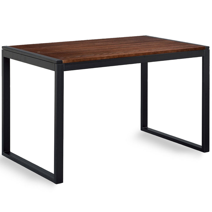 Industrial Elm Wood Dining Table USQUARE