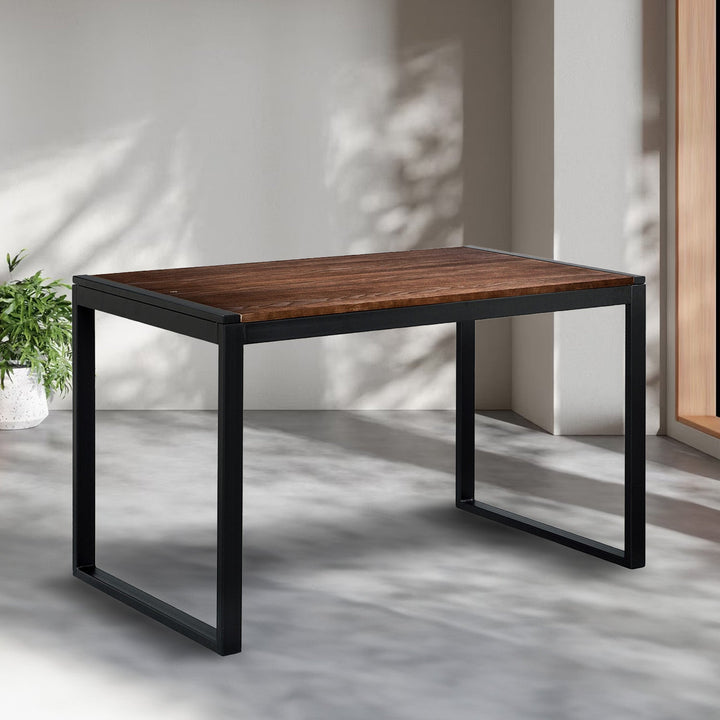 Industrial Elm Wood Dining Table USQUARE