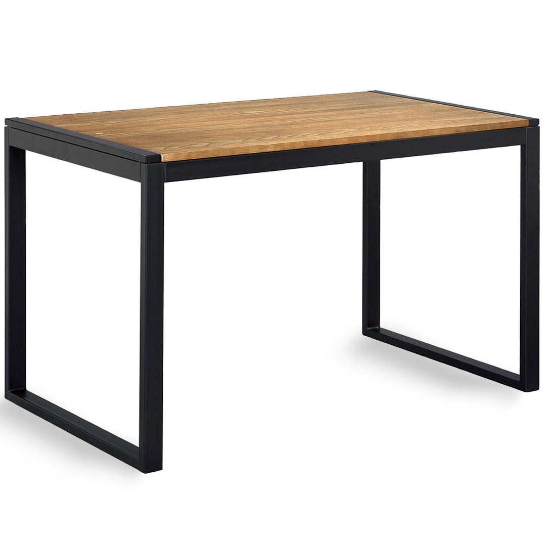 Industrial Elm Wood Dining Table USQUARE