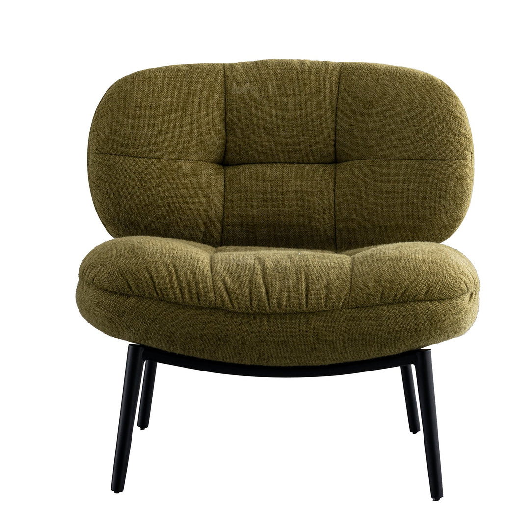 Industrial linen fabric 1 seater sofa luka luka material variants.