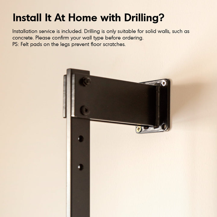 Industrial Oak Wood Wall Mounted Display Shelf SHELFIX