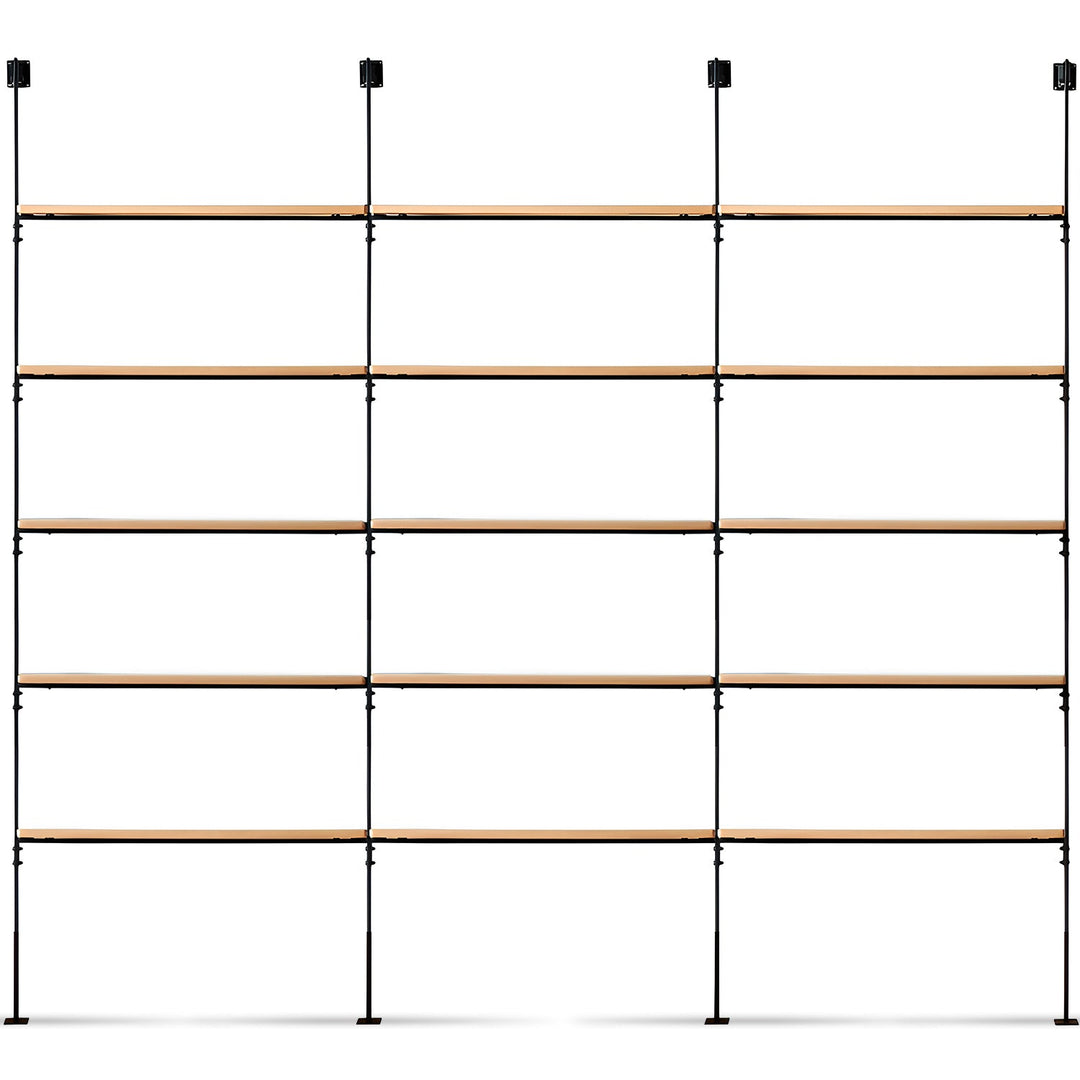 Industrial Oak Wood Wall Mounted Display Shelf SHELFIX