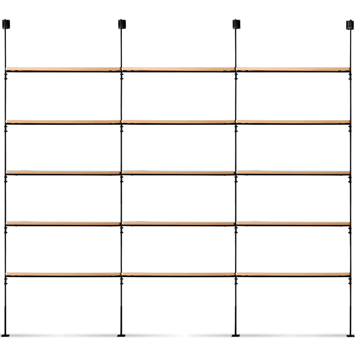 Industrial Oak Wood Wall Mounted Display Shelf SHELFIX