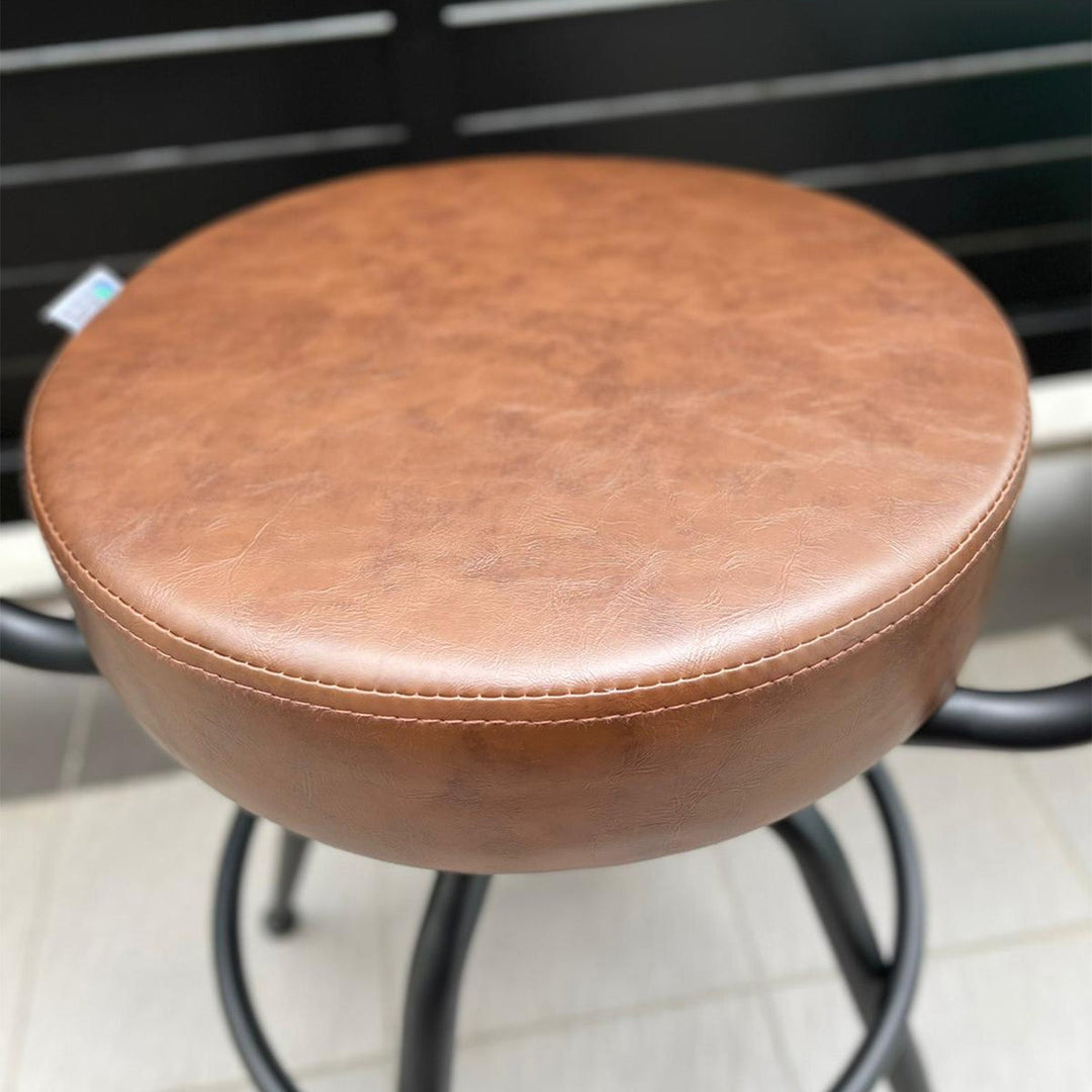 Industrial PU Leather Bar Stool ABNER