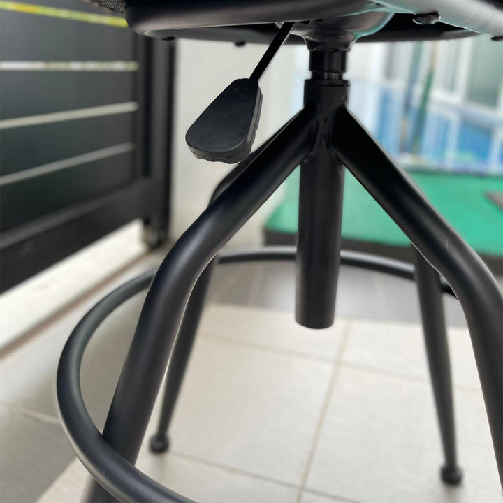 Industrial PU Leather Bar Stool ABNER