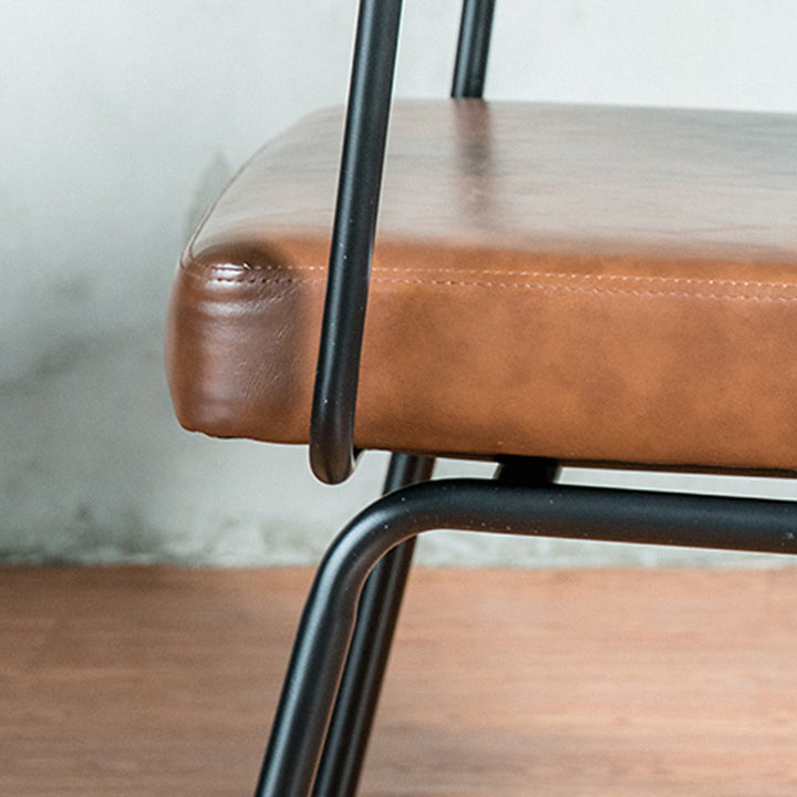 Industrial PU Leather Dining Chair PULLMAN