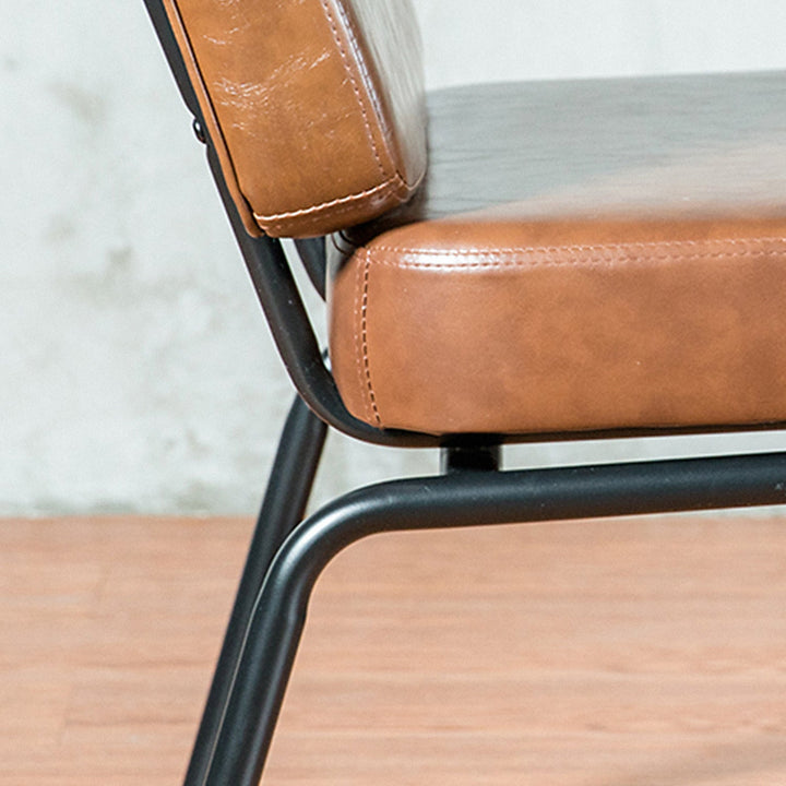 Industrial PU Leather Dining Chair PULLMAN