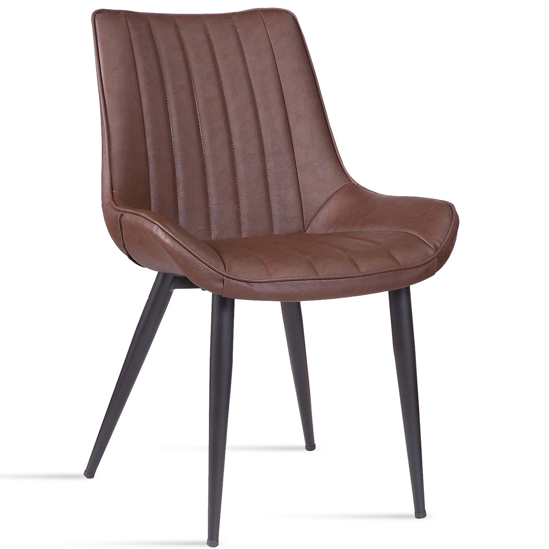 Industrial PU Leather Dining Chair SIENA