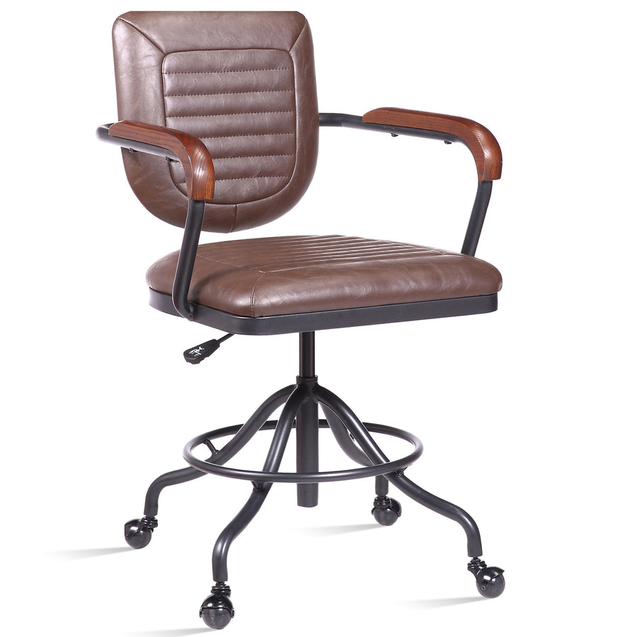 Industrial PU Leather Study Chair BARON