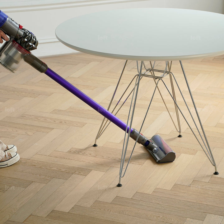 Industrial Plywood Steel Dining Table EAMES