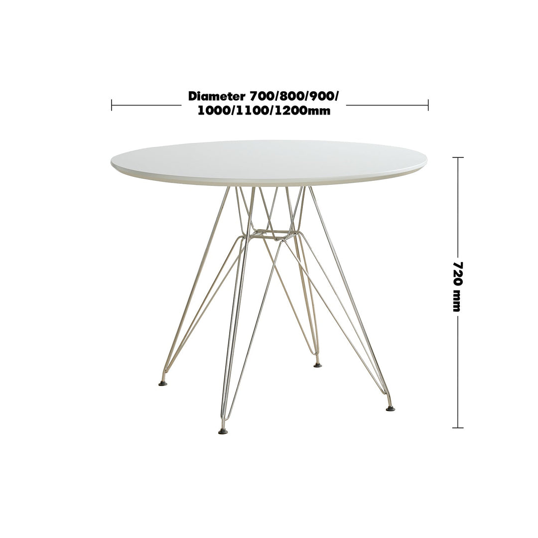 Bauhaus plywood steel dining table eames size charts.