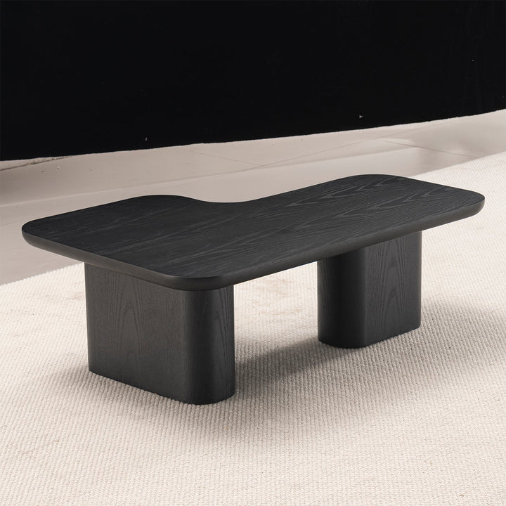 Japandi ash wood coffee table noiru material variants.