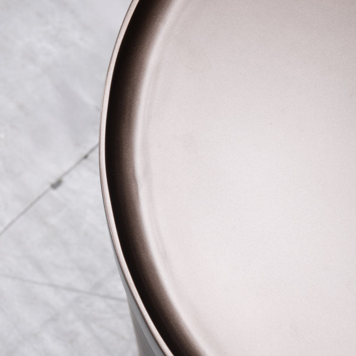 Japandi Plywood Round Side Table DUSK