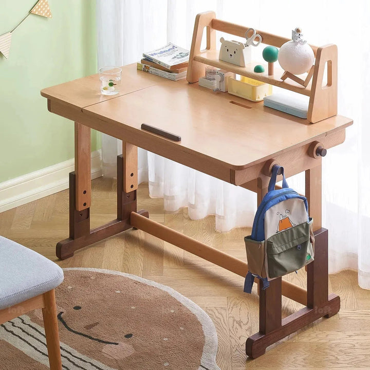 Scandinavian Wood Kids Study Table LIFT