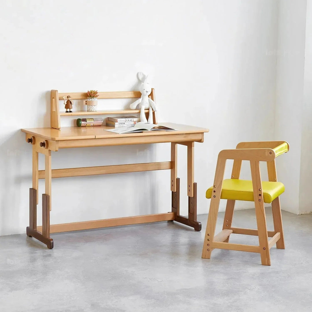Scandinavian Wood Kids Study Table LIFT