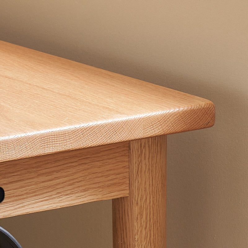 Scandinavian Wood Extendable Study Table With Shelf CORNER Color Swatches