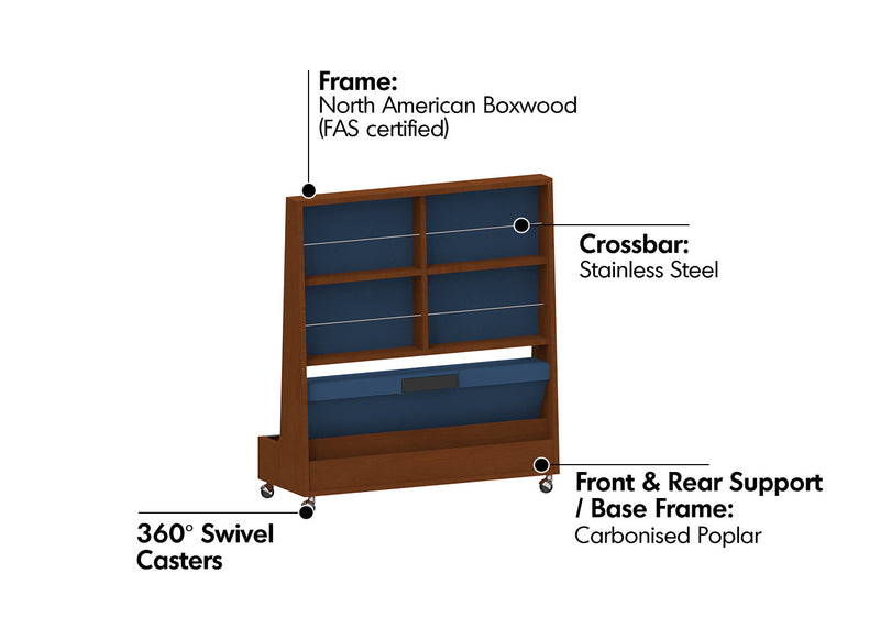 Bauhaus Boxwood TV Hanger MIES Material Details Chart