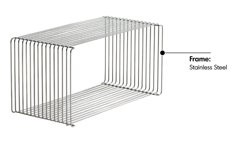 Bauhaus Steel Side Table PANTON WIRE Material Details Chart