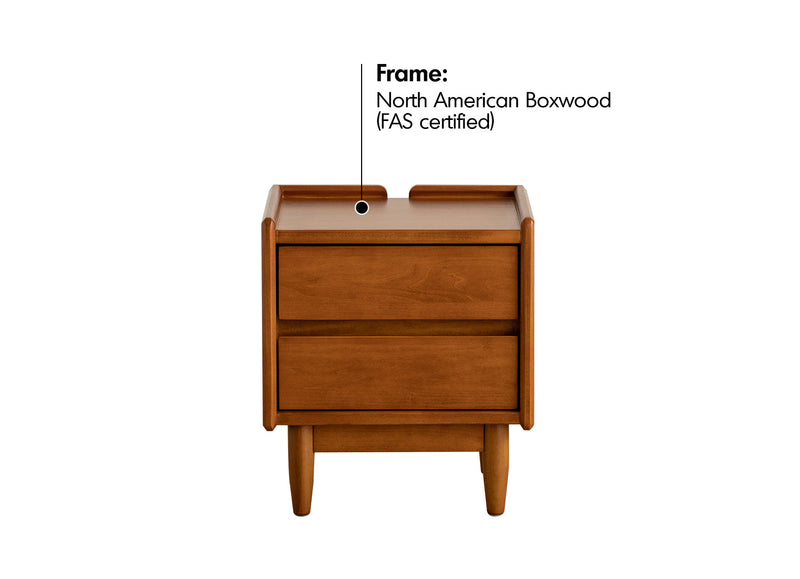 Vintage Boxwood Side Table VISTA Material Details Chart