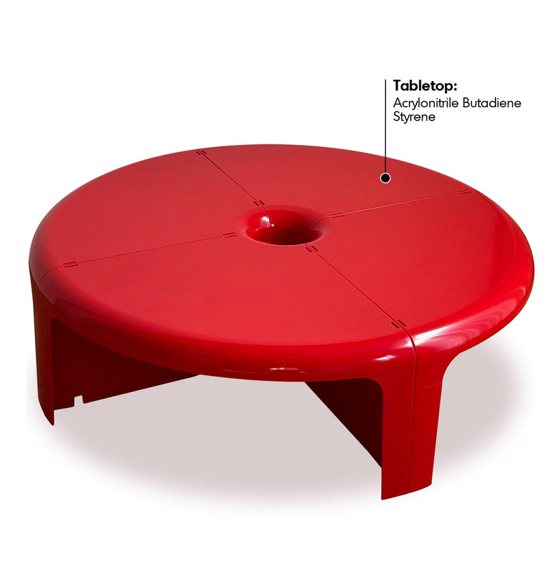 Bauhaus ABS Transformable Coffee Table BOBO Material Details Chart