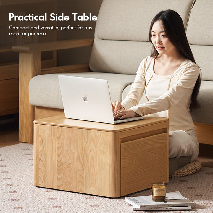 Minimalist Ash Wood Sintered Stone Coffee Table Set HAVEN